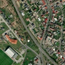 Satellite imagery of [Spořice] church t., CZ