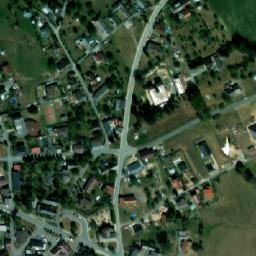 Satellite imagery of [Hořičky] church sanctus t., CZ