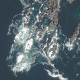 Satellite imagery of Cape Parkins, CA