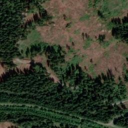 Satellite imagery of Trig point near Lehesten, Thuringia (DE), DE