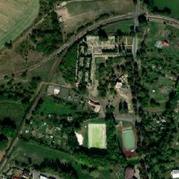 Satellite imagery of [Dolní Bousov] church t., CZ