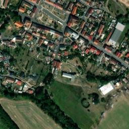 Satellite imagery of [Údlice] church t., CZ