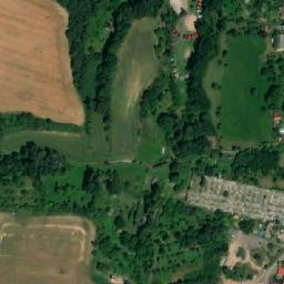 Satellite imagery of [Mšeno] church t., CZ