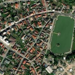 Satellite imagery of [Dolní Bousov] church t., CZ