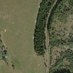Satellite imagery of [Kovářská] church t., CZ