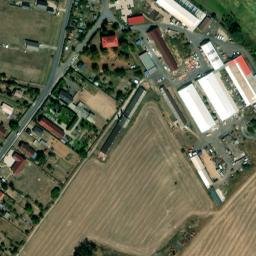 Satellite imagery of [Údlice] church t., CZ