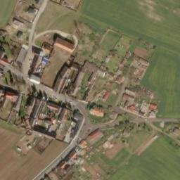Satellite imagery of [Volevčice] church t., CZ