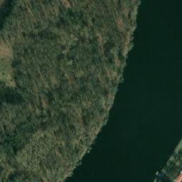 Satellite imagery of Glazura [Dobříň] factory chimney, CZ
