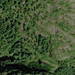 Satellite imagery of Tsitika Mountain, CA