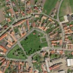 Satellite imagery of [Slatina pod Hazmburkem] church t., CZ