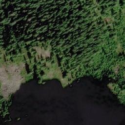 Satellite imagery of Tsitika Mountain, CA