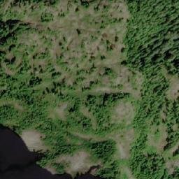 Satellite imagery of Tsitika Mountain, CA