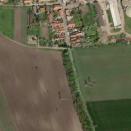 Satellite imagery of [Slatina pod Hazmburkem] church t., CZ