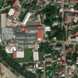 Satellite imagery of [Dvůr Králové nad Labem] heat plant chimney-2, CZ