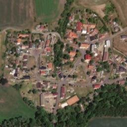 Satellite imagery of [Bílence] church sanctus t., CZ