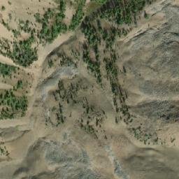 Satellite imagery of Mount Goldie, CA