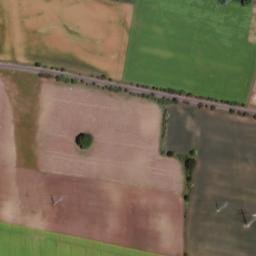 Satellite imagery of [Bílence] church sanctus t., CZ