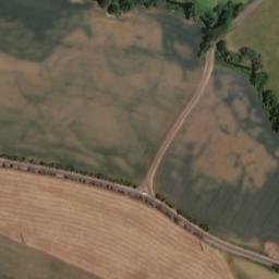 Satellite imagery of [Bílence] church sanctus t., CZ