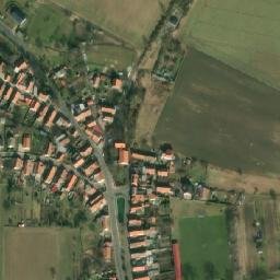 Satellite imagery of [Bechlín] church sanctus t., CZ