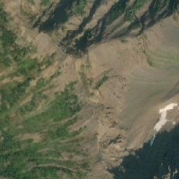 Satellite imagery of Clark Peak, CA