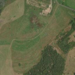 Satellite imagery of [Měděnec] church t., CZ