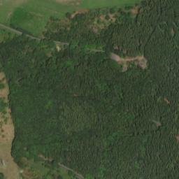 Satellite imagery of [Měděnec] church t., CZ