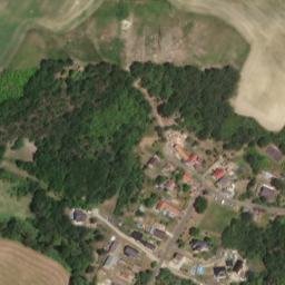 Satellite imagery of [Bílence-Škrle] church t., CZ