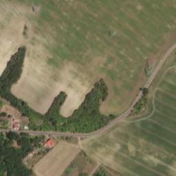 Satellite imagery of [Bílence-Škrle] church t., CZ