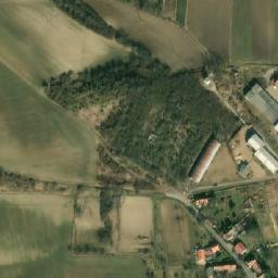 Satellite imagery of [Bechlín] church sanctus t., CZ