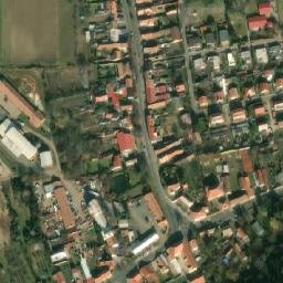 Satellite imagery of [Bechlín] church sanctus t., CZ