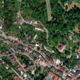 Satellite imagery of [Náchod castle] outlook t., CZ