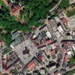 Satellite imagery of [Náchod castle] outlook t., CZ