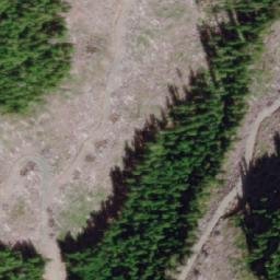 Satellite imagery of Mount Palmerston, CA