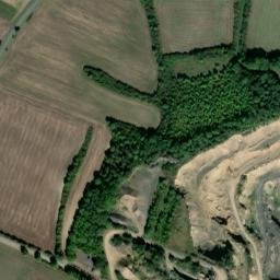 Satellite imagery of Týnecký chlum, CZ