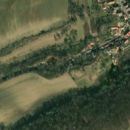 Satellite imagery of [Bechlín] church sanctus t., CZ
