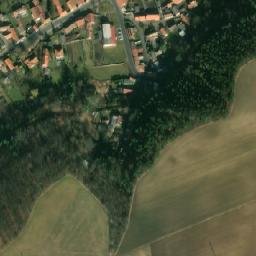 Satellite imagery of [Bechlín] church sanctus t., CZ