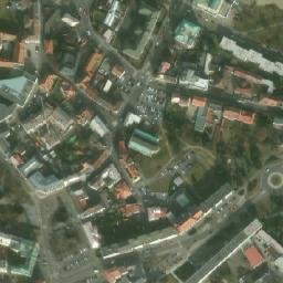 Satellite imagery of [Mladá Boleslav]city hall outlook t., CZ
