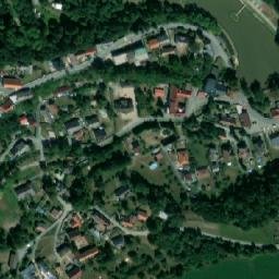 Satellite imagery of [Chvalkovice v Čechách] church t., CZ