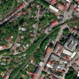 Satellite imagery of [Náchod castle] outlook t., CZ