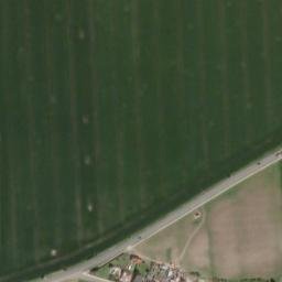 Satellite imagery of [Libochovice] former sugar factory chimney, CZ