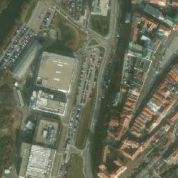 Satellite imagery of [Mladá Boleslav]city hall outlook t., CZ