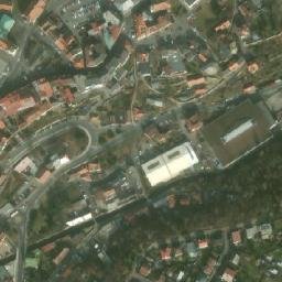 Satellite imagery of [Mladá Boleslav]city hall outlook t., CZ