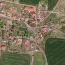Satellite imagery of [Blažim] church t., CZ