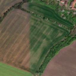 Satellite imagery of [Velemyšleves-Zálezly] chapel sanctus t., CZ