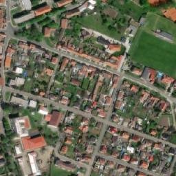 Satellite imagery of [Budyně nad Ohří] cemetery church t., CZ