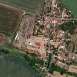 Satellite imagery of [Hrušovany-Lažany] chapel sanctus t., CZ