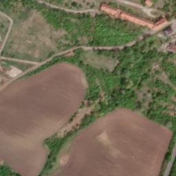 Satellite imagery of [Velemyšleves] church t., CZ