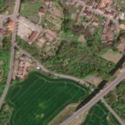Satellite imagery of [Velemyšleves] church t., CZ