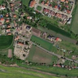 Satellite imagery of [Budyně nad Ohří] cemetery church t., CZ