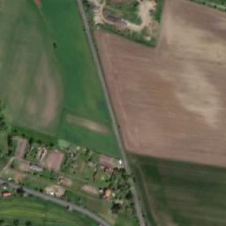 Satellite imagery of [Budyně nad Ohří] cemetery church t., CZ